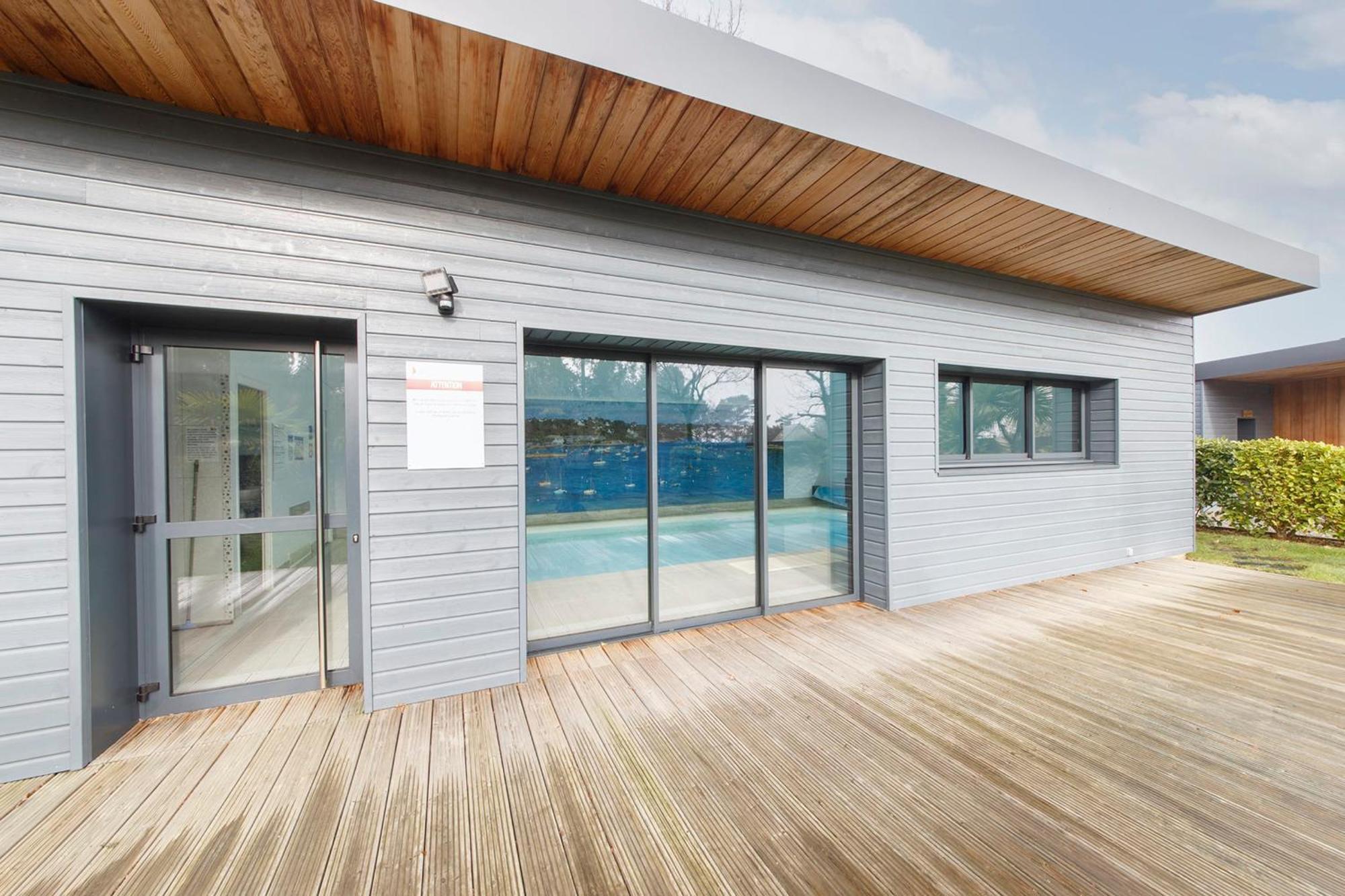 Holavre- Maison Pour 5P Avec Piscine Le Tour-du-Parc Exteriér fotografie